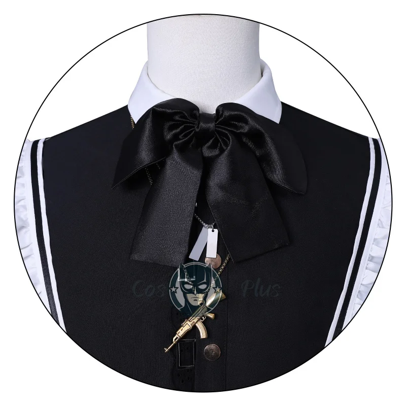 NIJISANJI Kanae متوفر في المخزون Nijisanji Vtuber Kanae خادمة الزي تأثيري حلي عيد الهالوين