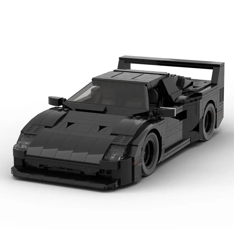 

Набор из 1424 мелких деталей для сборки спортивного автомобиля MOC, стандартная версия, модель игрушечного транспортного средства, подарок