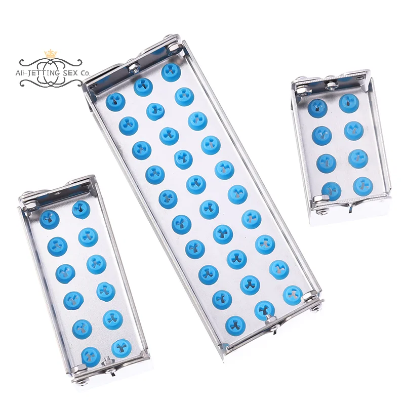 8/12/30 Hole Dental Disinfection Box Autoclave Sterilizer Case Burs Endo Files Holder For Burs Dentist Instrument