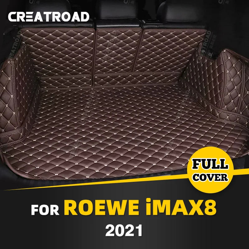 

Auto Full Coverage Trunk Mat For Roewe iMAX8 2021 Car Boot Cover Pad Cargo Liner Interior Protector Accessories