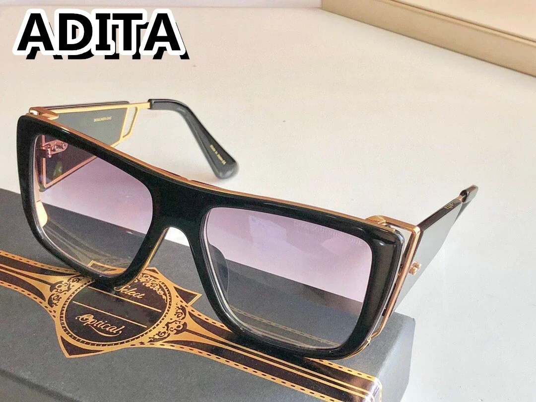 نظارات شمسية DT SOULINER ONE عالية الجودة للرجال بتصميم عصري من التيتانيوم للنساء مع صندوق