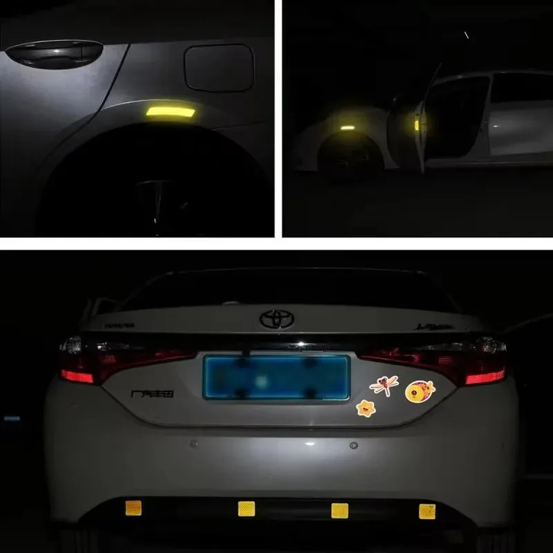 Car Truck Reflective Safety Tape Warning Night Light Waterproof Trailer Reflector Sticker For Car Truck Warning Tapes Decor