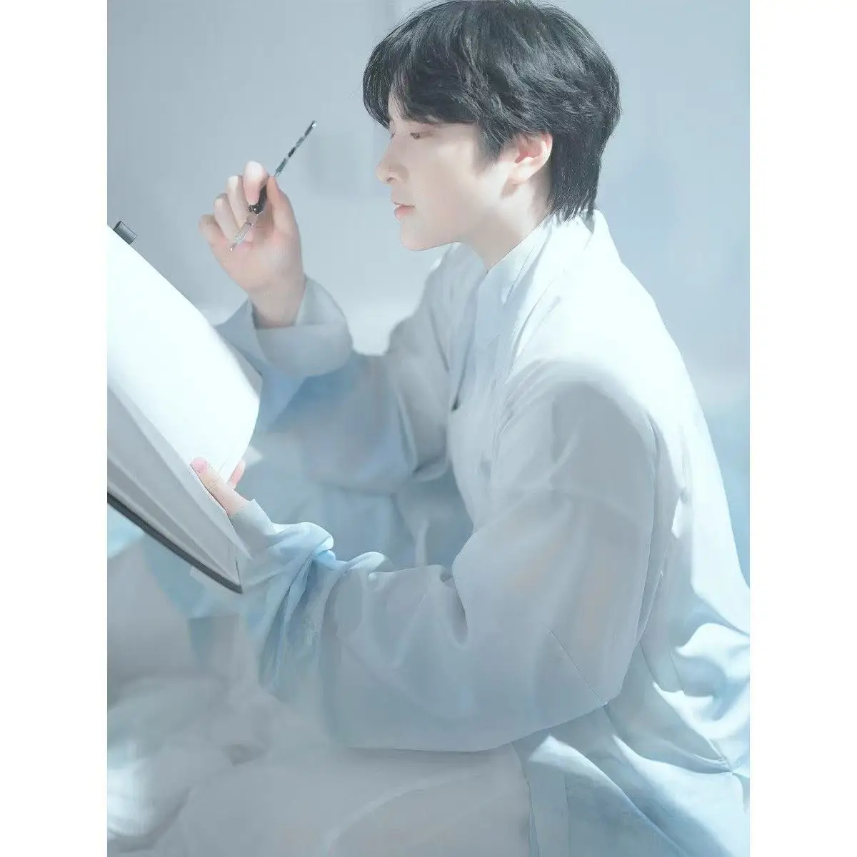 Traditional Chiense Hanfu Dress Men Women Ancient Song Dynasty Long Robe Couples Halloween Event Fairy Martial Cosplay Clothing