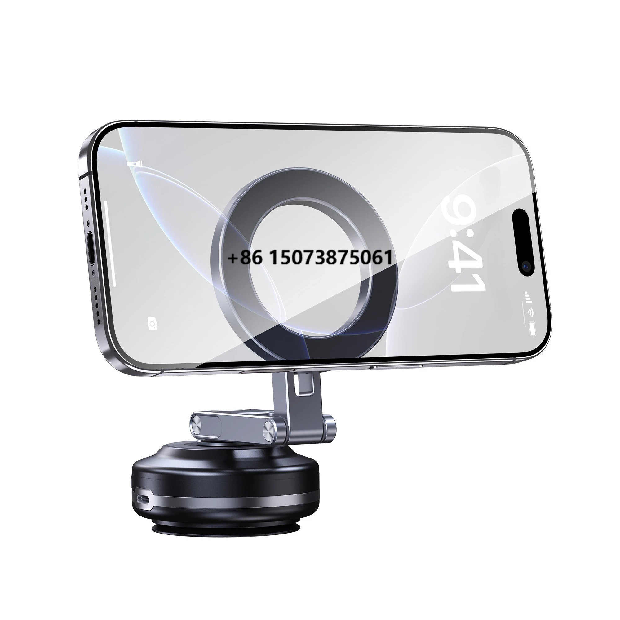 

Boneruy X63 Upgraded Magnetic Car Phone Holder 360° Rotation & Vacuum Suction Anti-Slip Shockproof Universal Fit for All Phones
