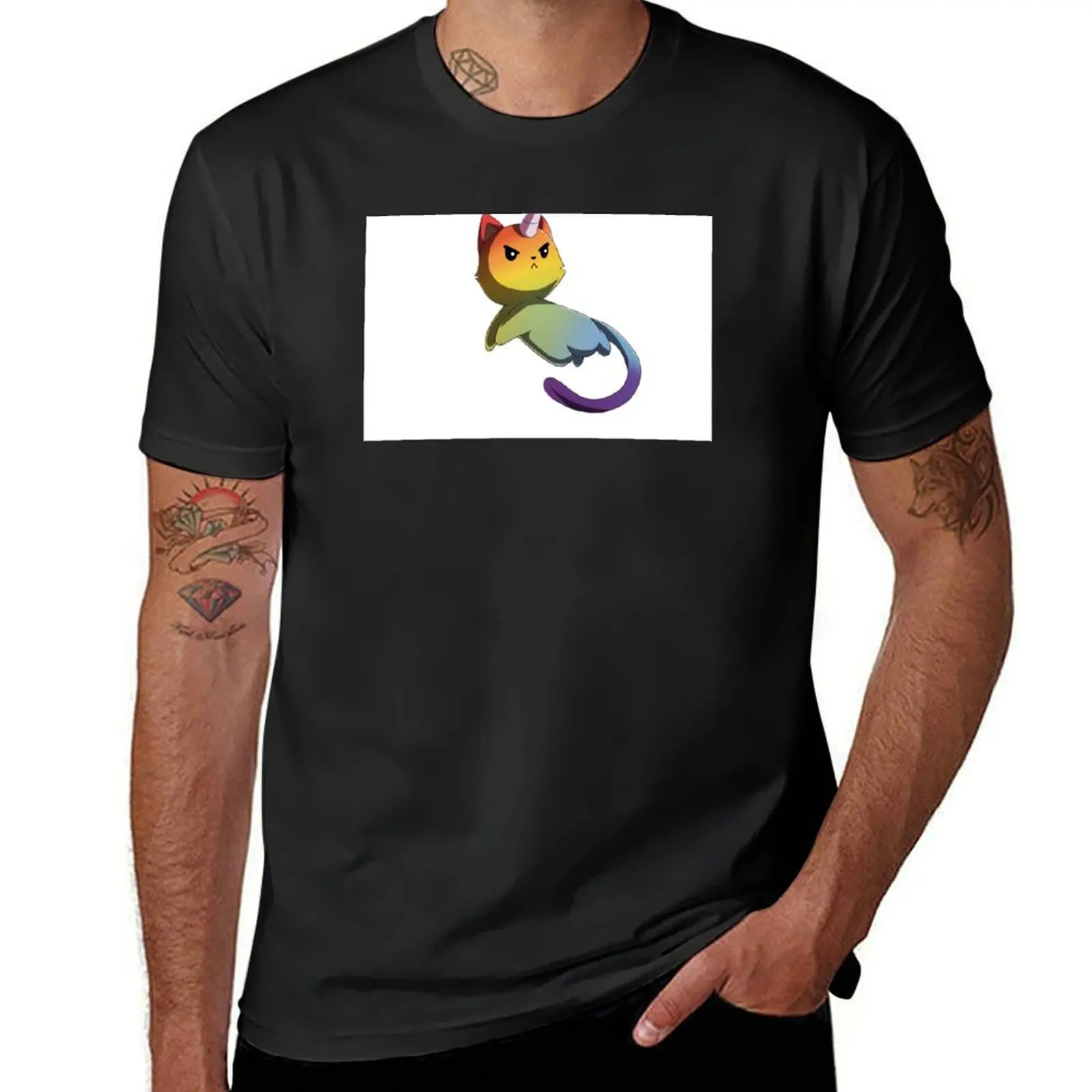 

Unicorn Kitten T-Shirt graphic t shirt vintage vintage sports fans sweat shirts, men