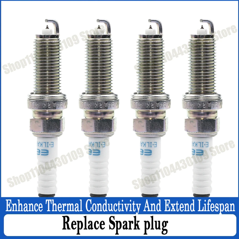 

1/4Pcs Iridium Spark Plug For Toyota Corolla RAV4 Prius Yaris Avensis For Lexus CT200h NX200 For Mazda 3 90919-01253 ILKAR7B11