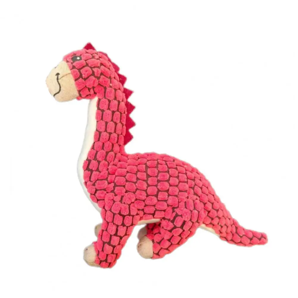 

Plush Dinosaur Dog Toy with sound,Interactive Chew Toy,Hunting Instinct,Teeth Cleaning for Medium Large Puppy