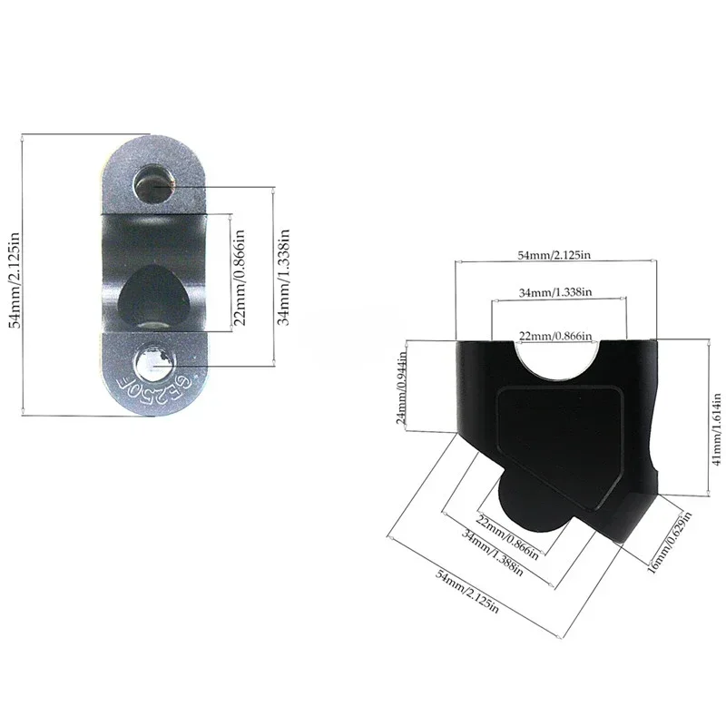 Für Suzuki DL1000 DL650 DL250 Motorrad Riser Klemmen Erhöhte Hinten Shift Halterungen CNC Aluminium Modifikation Zubehör