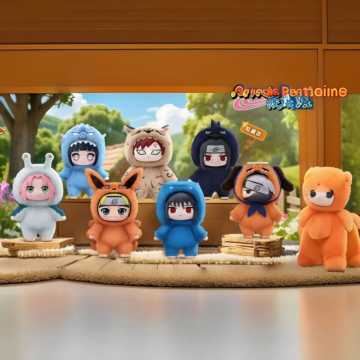 

EAKI Naruto Blind Box Shippuden Party Series Узумаки Stuffed Shippuden, оригинальная плюшевая фигурка, орнамент, коллекция игрушек, подарок