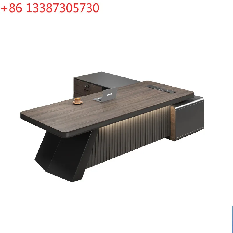 

Окрашенный стол руководителя, простой современный офисный стол премиум-класса для менеджера.