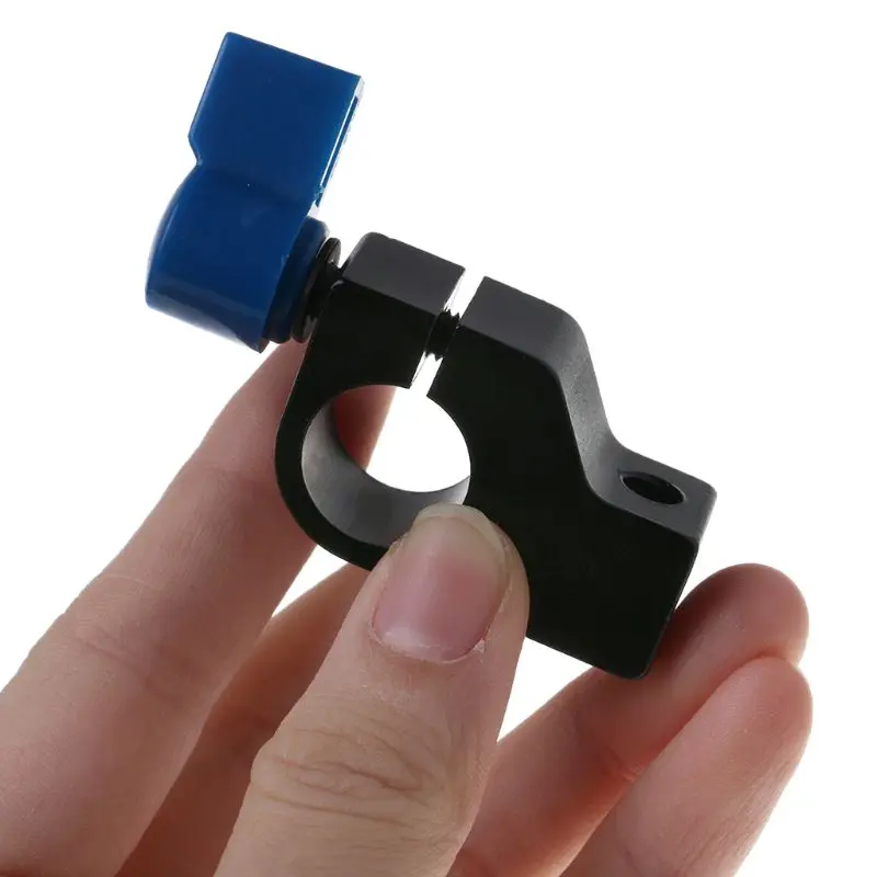 Professional 15mm Single Rod Clamp with Two 1/4