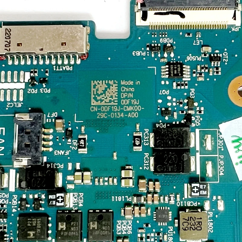 SDH50 LA-L611P لـ DELL X15 R2 اللوحة الأم للكمبيوتر المحمول مع I7-12700H I9-12900H CPU RTX3070TI RTX3080TI GPU 32GB RMB 100% تم اختبارها #6