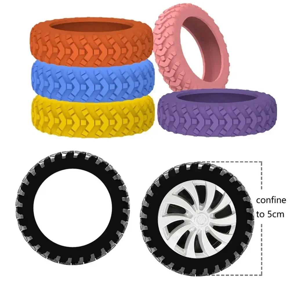 8Pcs Thicken Texture Silicone Wheels Protector Travel Luggage Caster Shoes Reduce Noise Wheels Guard Cover Luggage Accessories