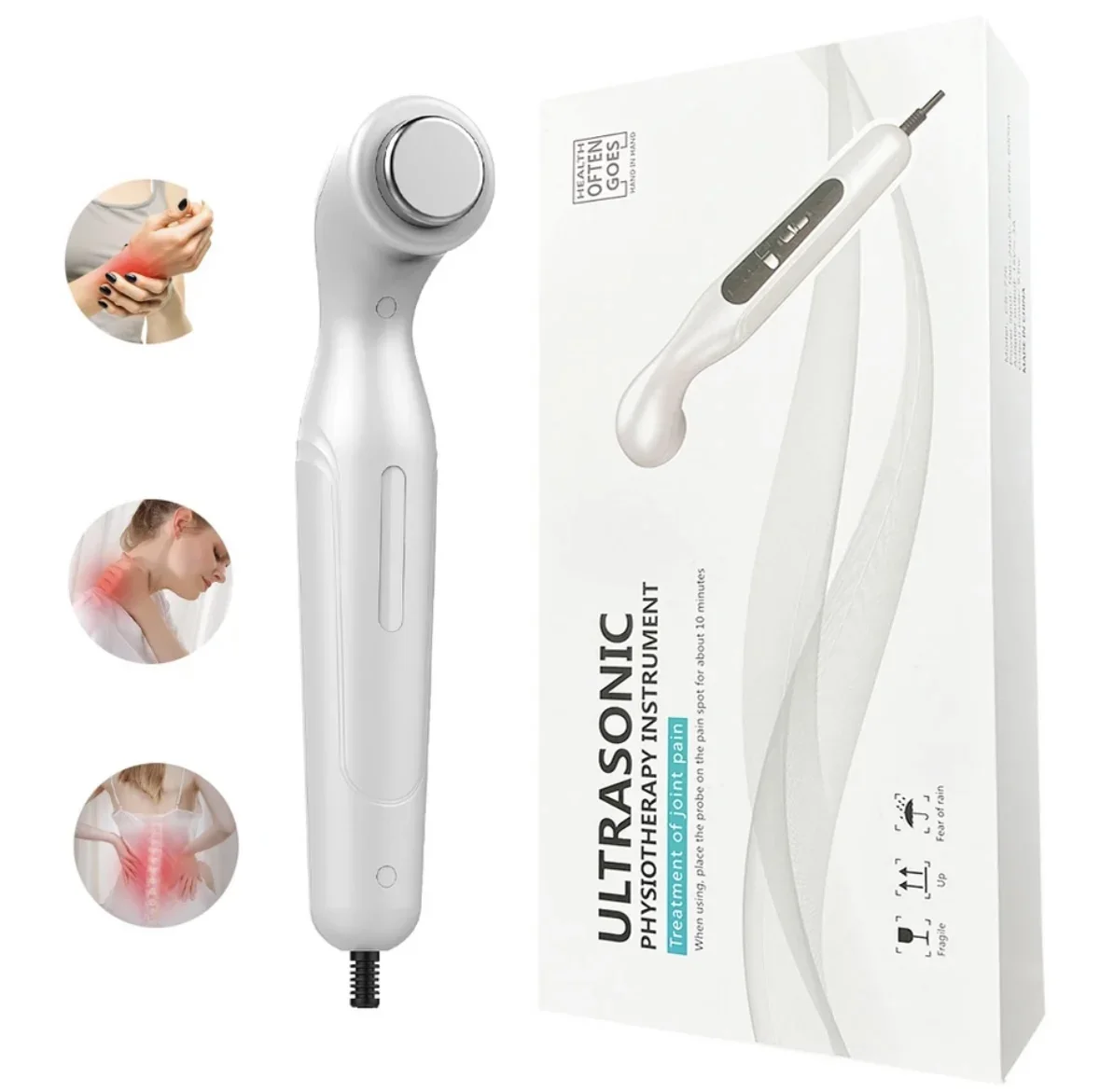 

Ultrasonic Arthritis Physical Therapy Equipment Portable Pain Relief Muscle Stimulator Knee Joint Body Massage Health Care Tool