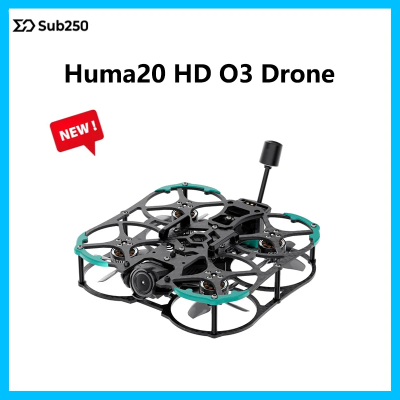 Sub250 Huma20 2-дюймовый HD O3 4S Redfox A3 45A AIO XT30 с приемником PNP/TBS NanoRX/ELRS2.4 CineWhoop FPV Drone