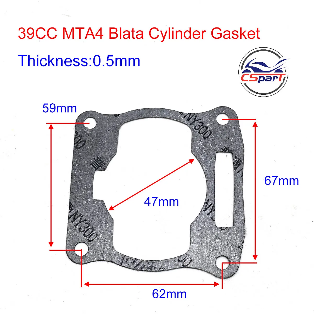 MTA4 37mm 10mm For 39CC B1 Blata Replica  Piston Ring Kit  Pocket Bike Air Water Cooled Racing Bikes Part