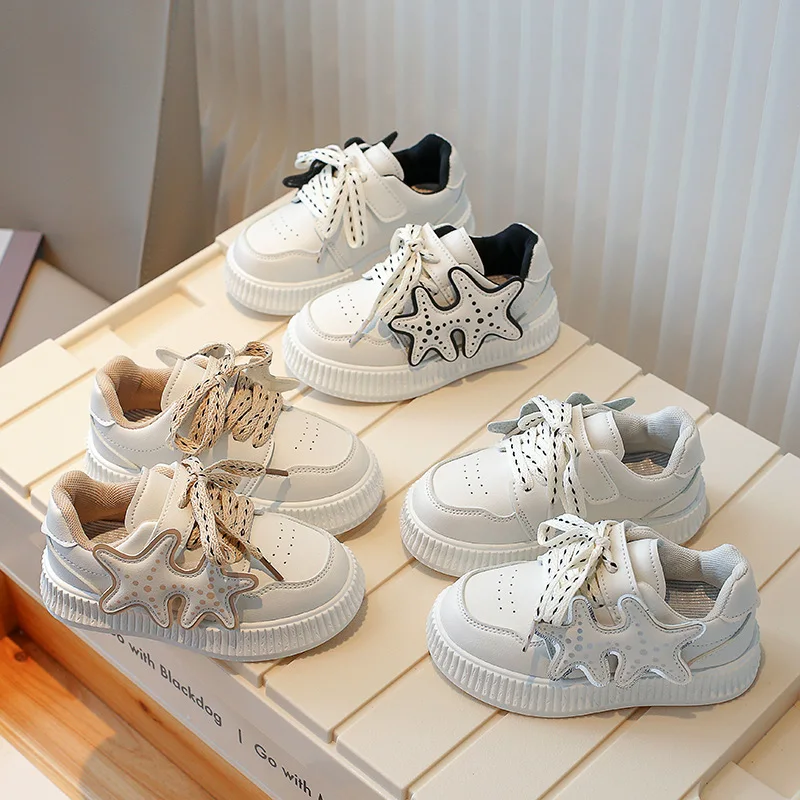 Sneakers per bambini 2023 autunno ragazzi Sport Running Chunky Trainers Girls Fashion Brand Casual scarpe da stella traspiranti suola morbida per