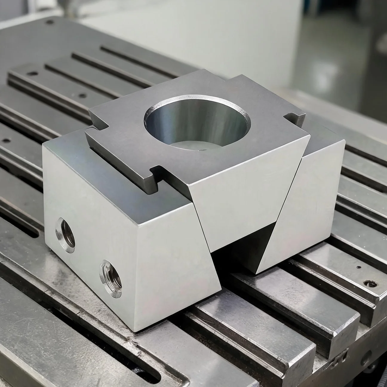 Mini OK Vise CNC M6 M10 Smooth Jaw Precision Modular Single Vise Wedge-Type Clamping Element for Machine Tools Accessory