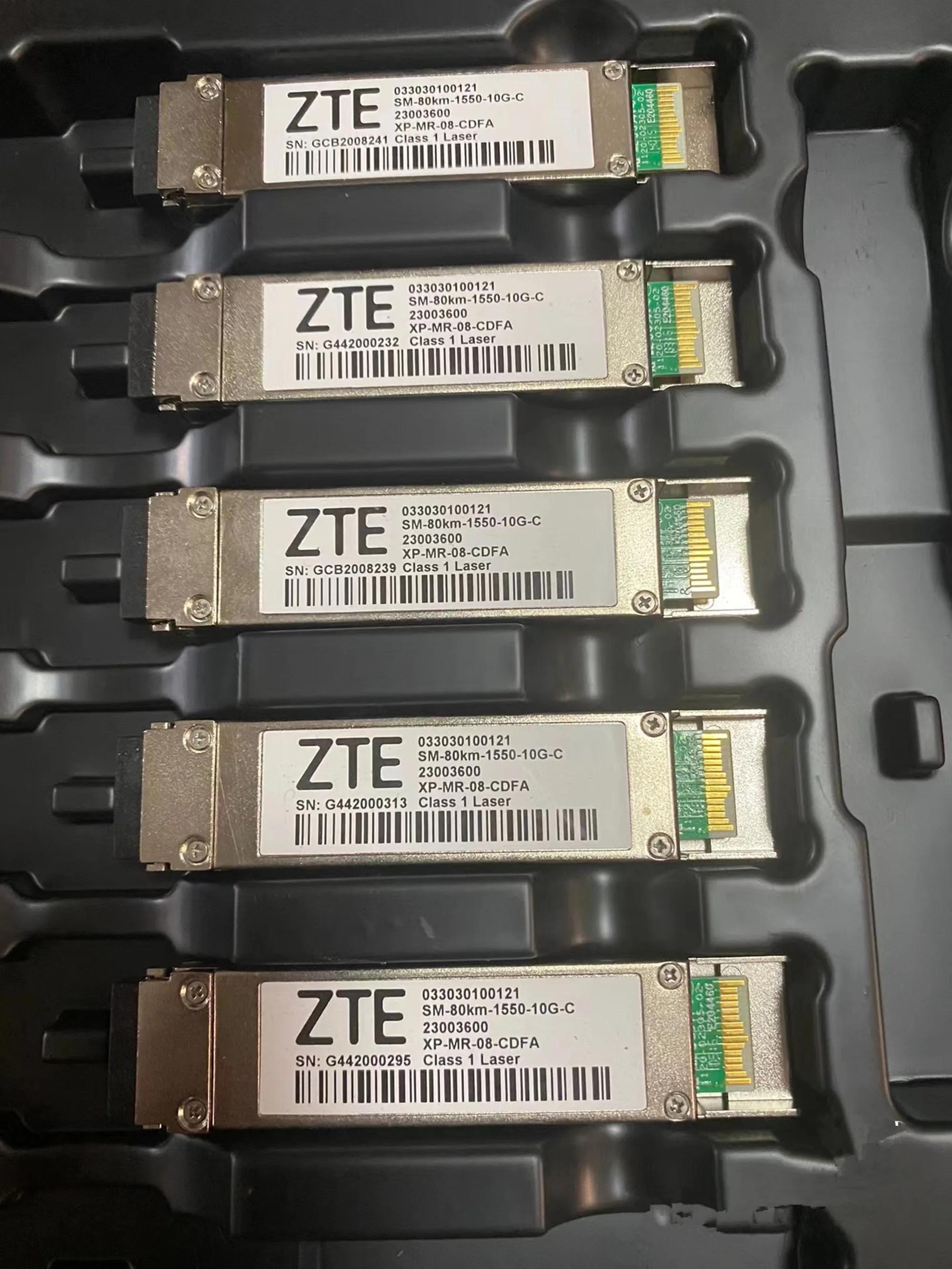 ZTE XFP Fiber Module Switch 80KM XFP 10G 40KM 033030100095 LTX1503-BC +/XFP 10G 80KM 033030100121 SM-80KM-1550-10G-C