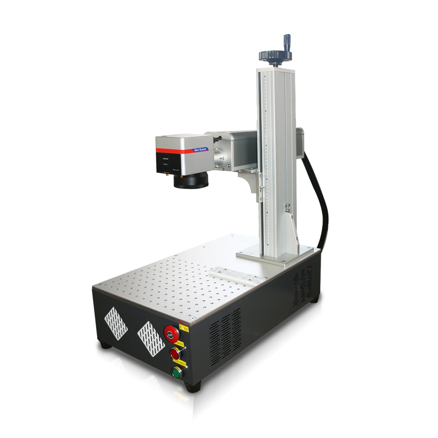 

For Jcz Fiber Laser Marking Machine Control Card Raycus 30W With 300*300mm SG7110 Galvo Head Double Red Dots 80mm Rotatory