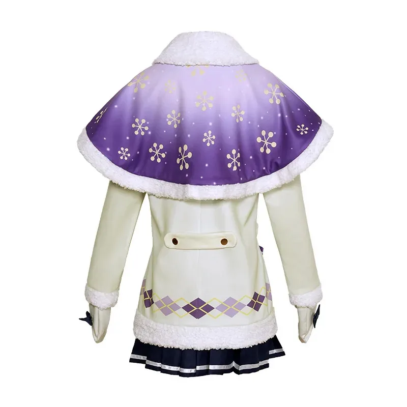 

a7d@S-3XL Emu Otori Cosplay Outfits Wig Anime Project Sekai Emu Otori Lolita Uniform Skirt Winter Clothing Women Christmas Dress