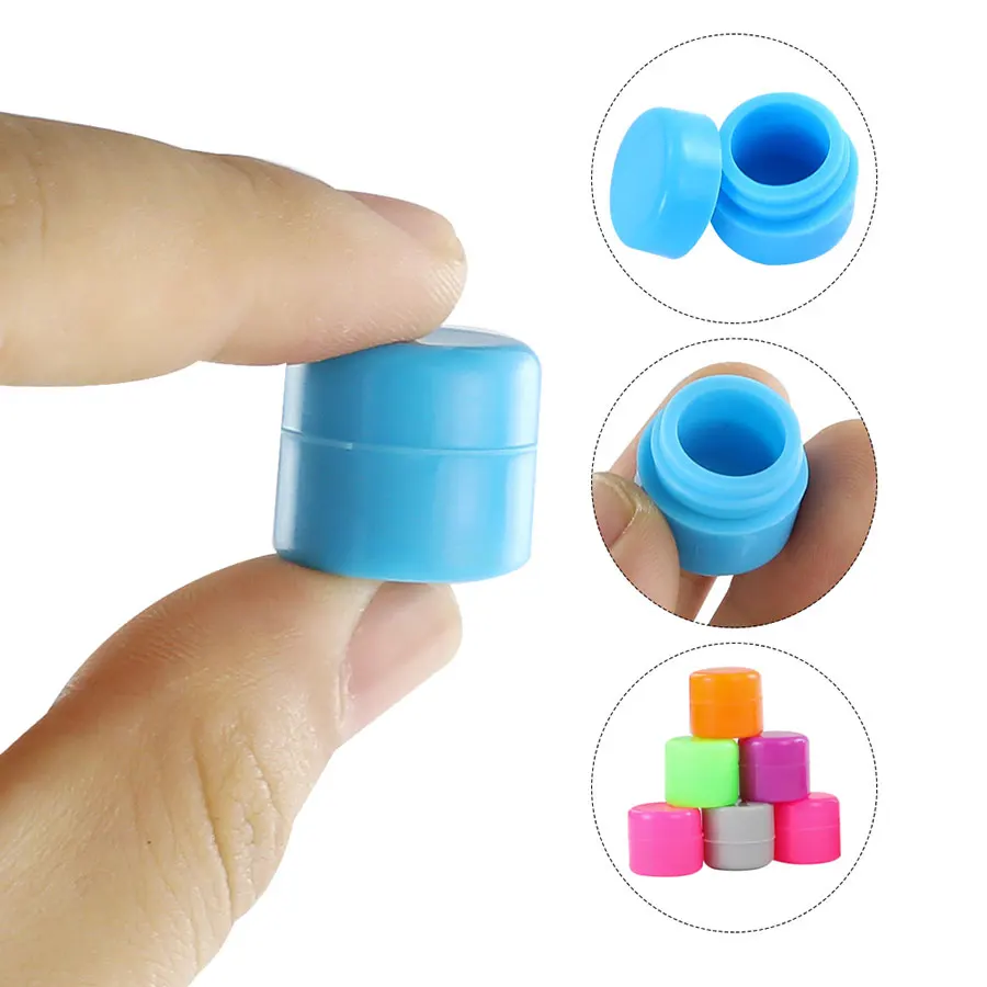 100Pcs Empty Cosmetic Jar, Travel Ointment Containers, Small Box, New Design for Storage, 1ml