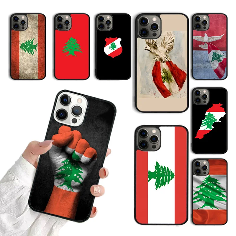 Lebanon Flag Phone Case For iPhone 15 16 SE2020 13 14 Pro Max 11 12 14 Pro Max 8 7 Plus 13 12 Mini Cover coque Fundas Shell