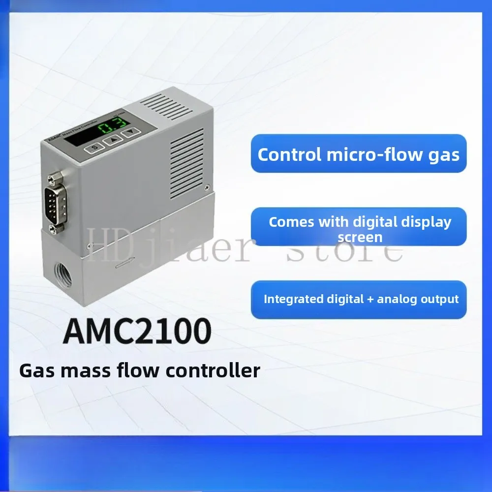 

AMC2100 Digital Display MFC Gas Mass Flow Controller MEMS Oxygen Air Nitrogen Gas Flowmeter