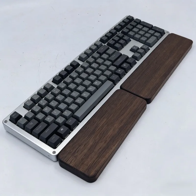 

Подставка для запястий для клавиатуры из массива ореха, бука или дуба, деревянная подставка для рук, аксессуар для офиса и игр