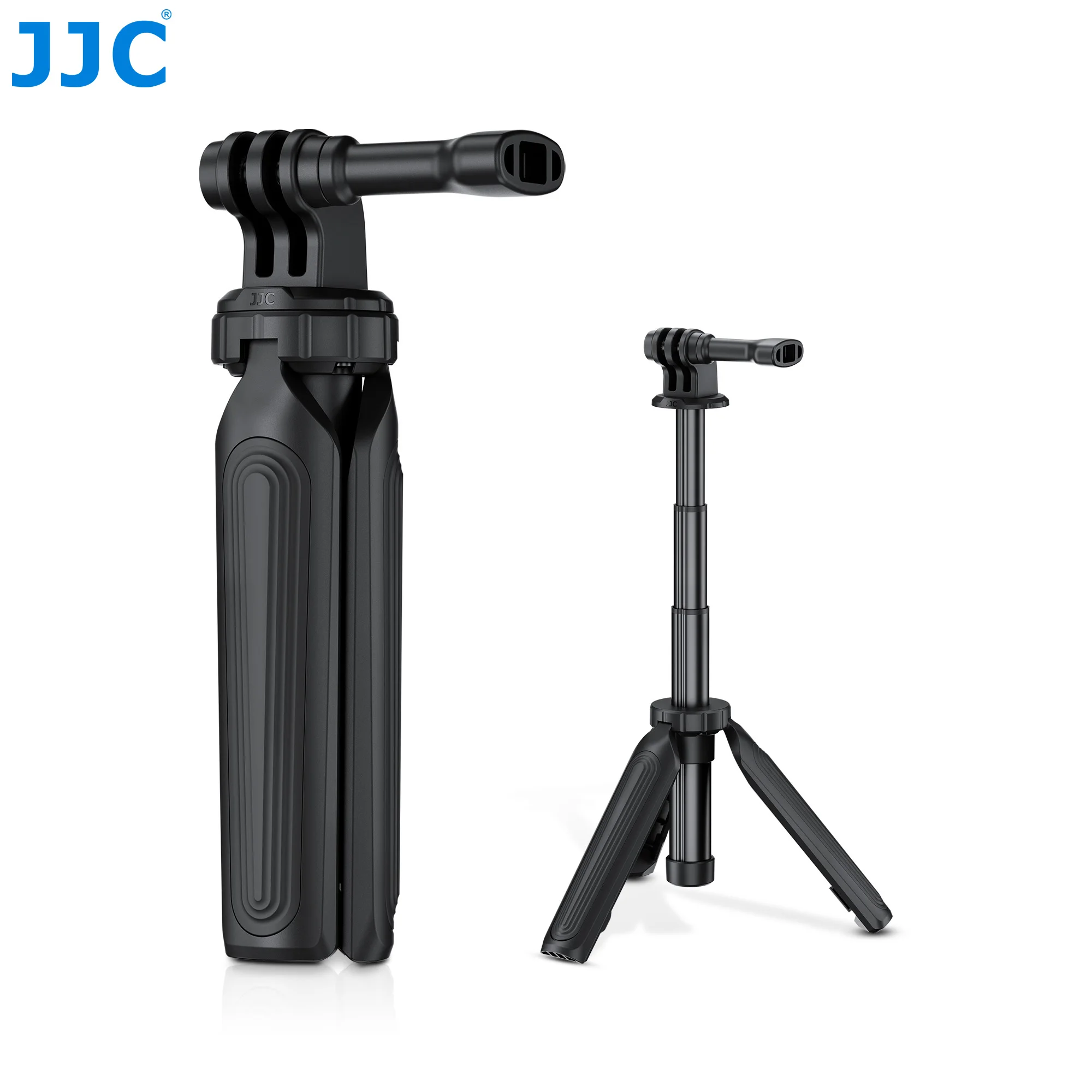 JJC حامل ثلاثي القوائم صغير قابل للتمديد عصا سيلفي لـ Go Pro Hero 13 12 11 DJI Osmo Action 5 Pro 4 3 Insta360 Ace Pro 2 حامل ثلاثي القوائم