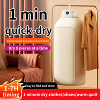 Mini Portable Dryer Foldable Electric Dryer Apartment Portable Dryer Travel RVS With Dryer Bag And Time Set Travel Style