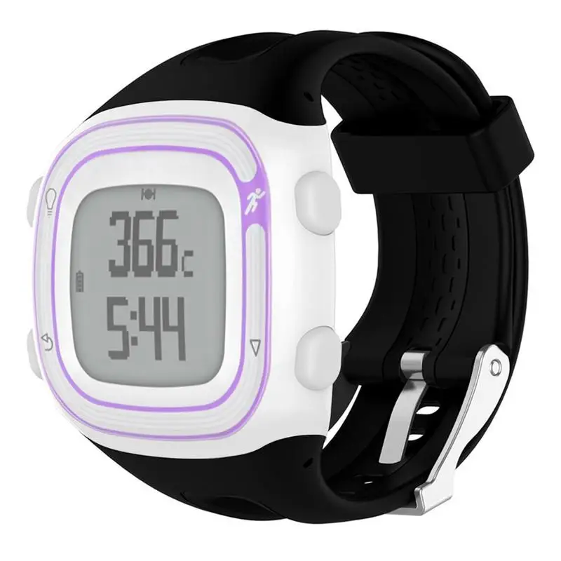 

20cm 21cm Silicone Sports Bracelet Strap for Garmin Forerunner 10 15 GPS Smartwatch Replacement Band fit for Women & Man Straps