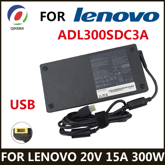 Ładowarka USB do laptopa 20V 15A 300W do Lenovo ThinkPad R9000P R9000K Y9000K R7000P 9000P 9000K ADL300SDC3A SA10R16956
