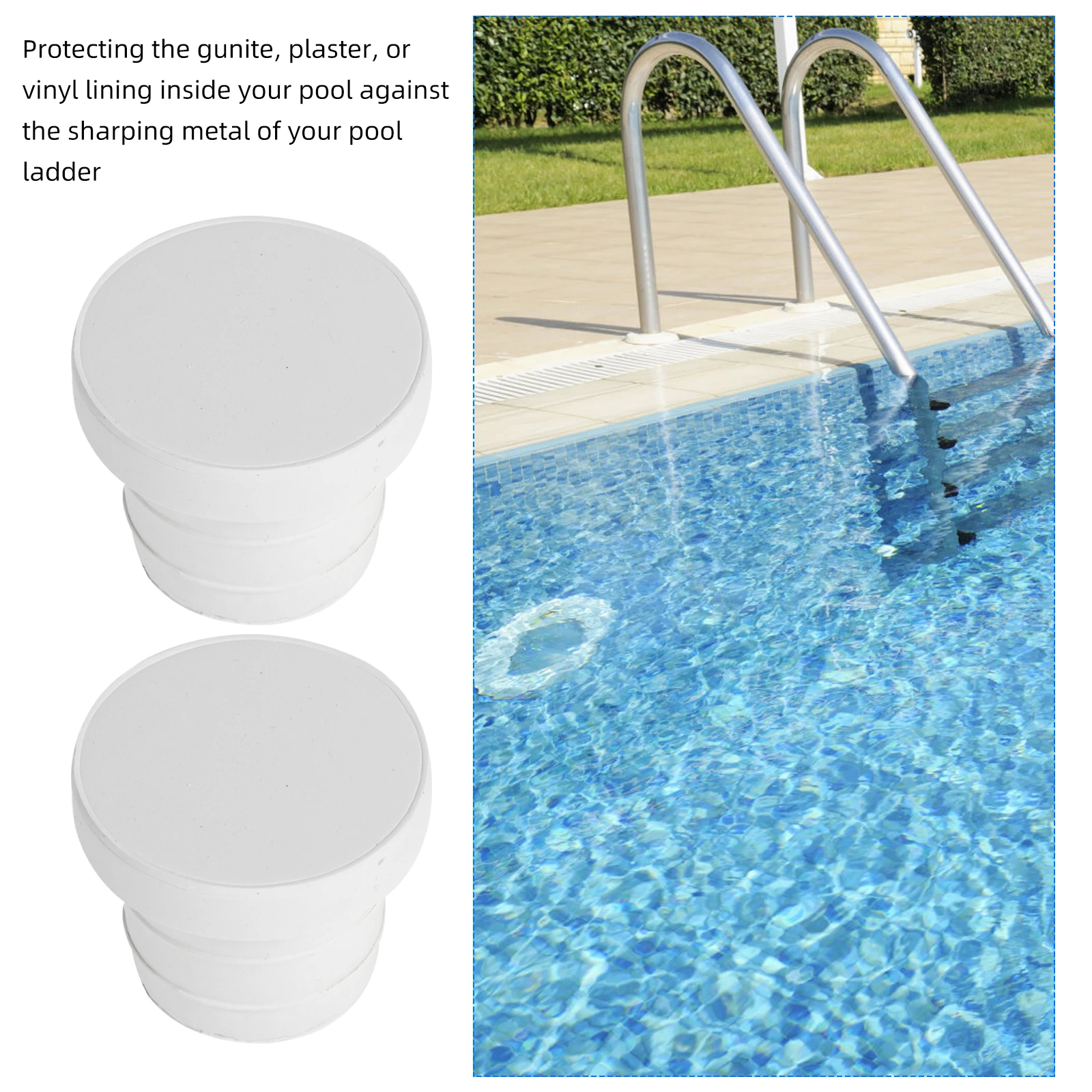 

Pool Ladder Bumper Rubber Safety Guard Underwater Replacement Parts Chlorine Floater Spa Accessories Pool Plug Stopper