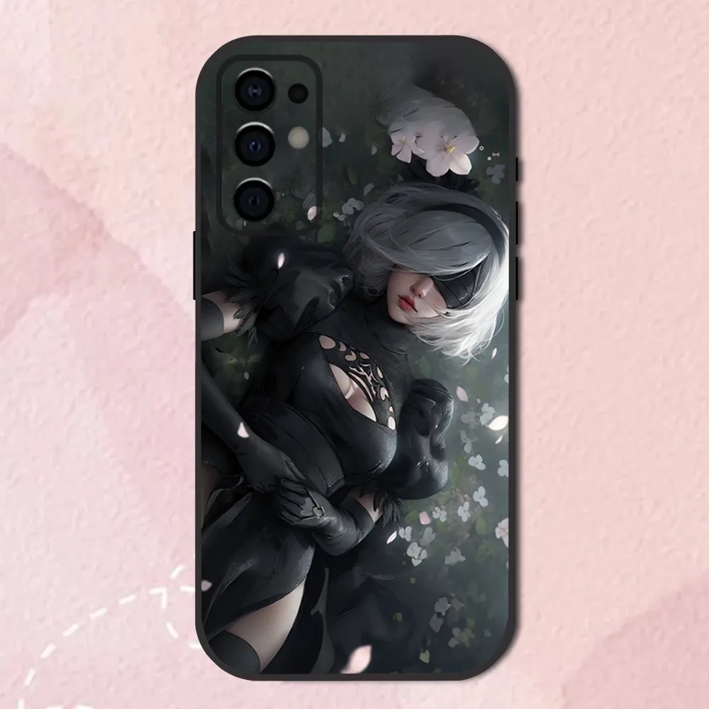 N-Nier A-Automata 2B Phone Case For Samsung S24,S21,S22,S23,S30,Ultra,S20,Plus,Fe,Lite,Note,10,9,5G Black Soft Shell