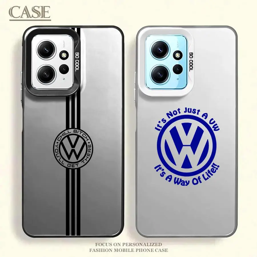 V-olks-wagen VW Car Phone Case for Xiaomi Redmi Note 10 Pro 10S 11 11S 12 12S 13 Pro+ 5G 12 Pro+ 4G 11 Pro Cover