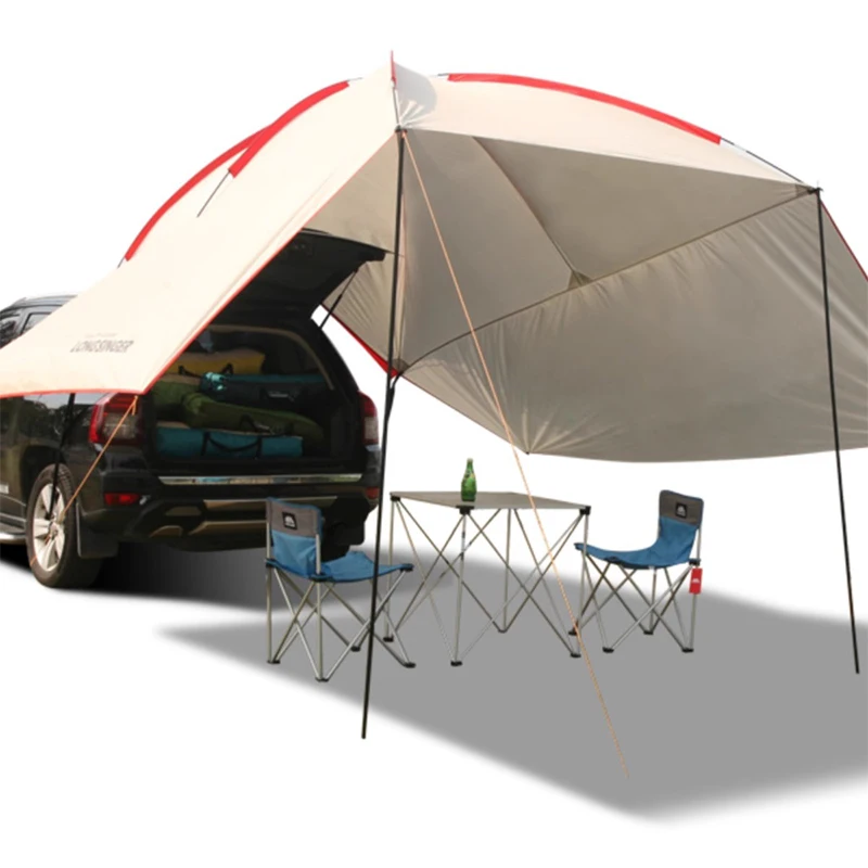 

Waterproof UV Car Tail Sky Curtain Car Rear Canopy Outdoor Camping Tent AwningCar Shelter for Traveling Sunshade for Camping