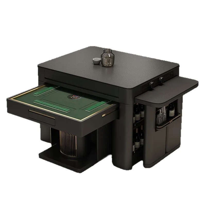 Rock slab dining table mahjong table, island desktop integrated dual-purpose, retractable, home restaurant, modern simplicity