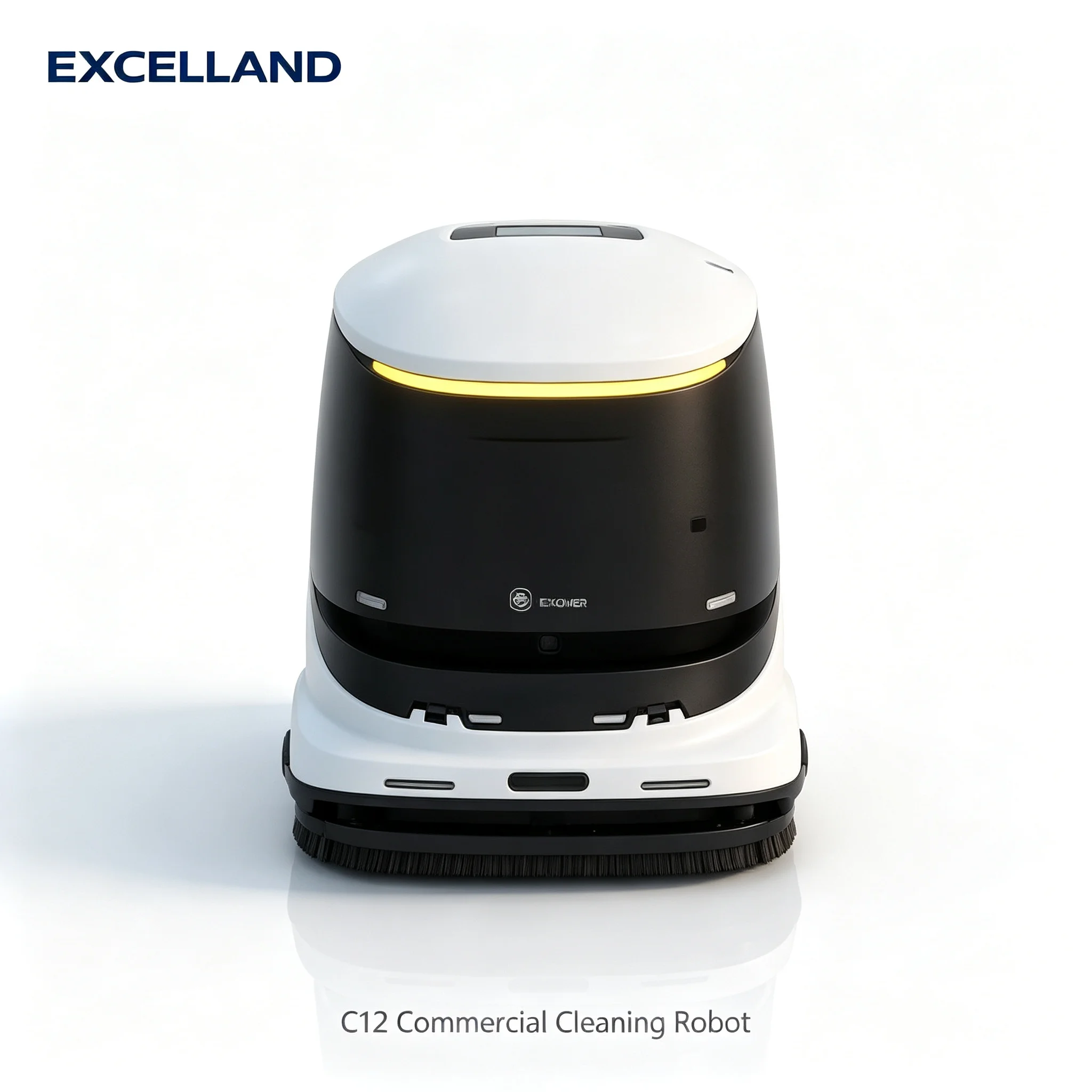 Commercial Cleaning Robot Autonomous Floor Scrubber 22L Tank Smart Vacuum Mop Robot for Mall Office Hospital