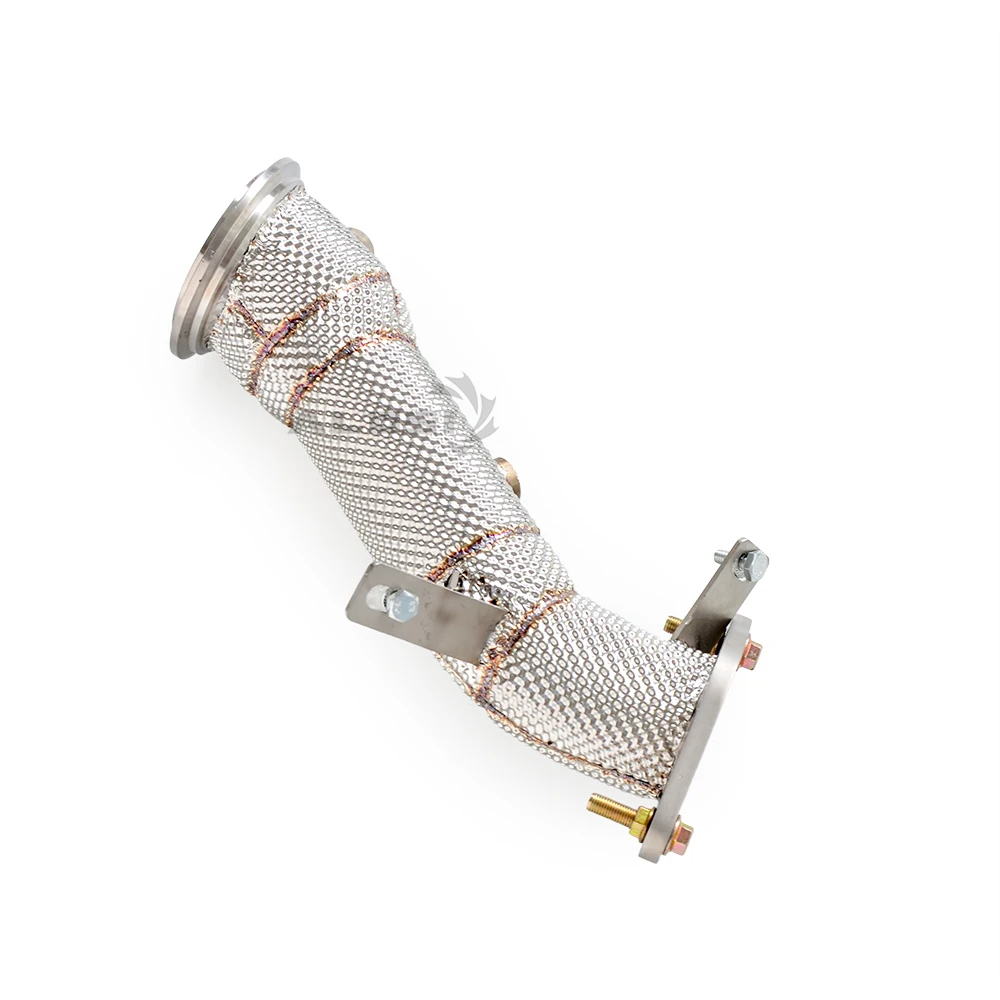 

exhaust downpipe for Cadillac XT5/XT6 2.0T 2019-2023 stainless high-performance exhaust downpipe with heat shield wit catalytic