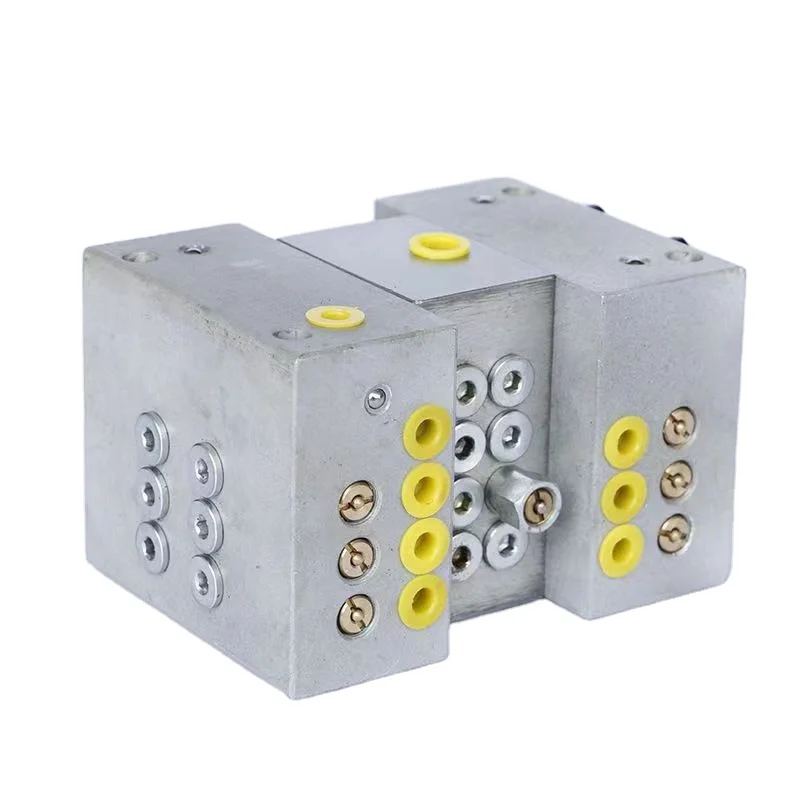 صمام توزيع مضخة البوابة الهيدروليكية Zoomlioon Sanyi Chutian على شكل حرف I 14 فتحة 16 فتحة فاصل الزبدة