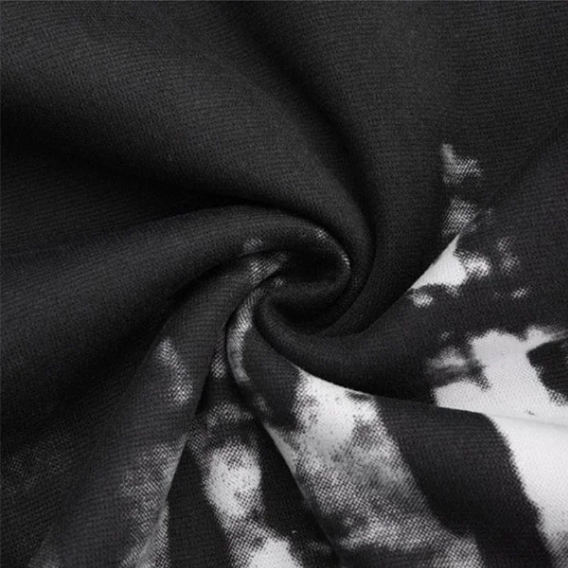 남성 Tracksuit 스포츠 인쇄 캐주얼 후드 티셔츠 + 바지 2 조각 세트 조깅 의류 스플래시 잉크 정장 뜨거운 판매 남성복