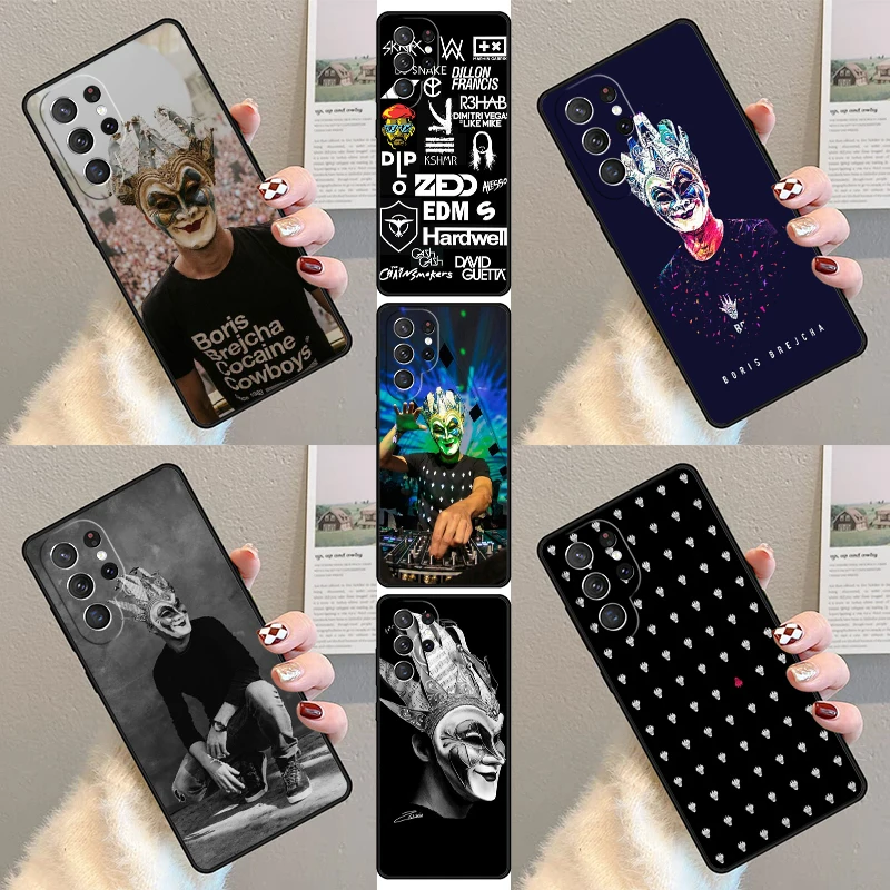 Boris Brejcha Phone Case For Samsung Galaxy S23 S21 S20 FE S24 S22 Ultra Note20 S10 S9 S8 Plus Silicone Cover