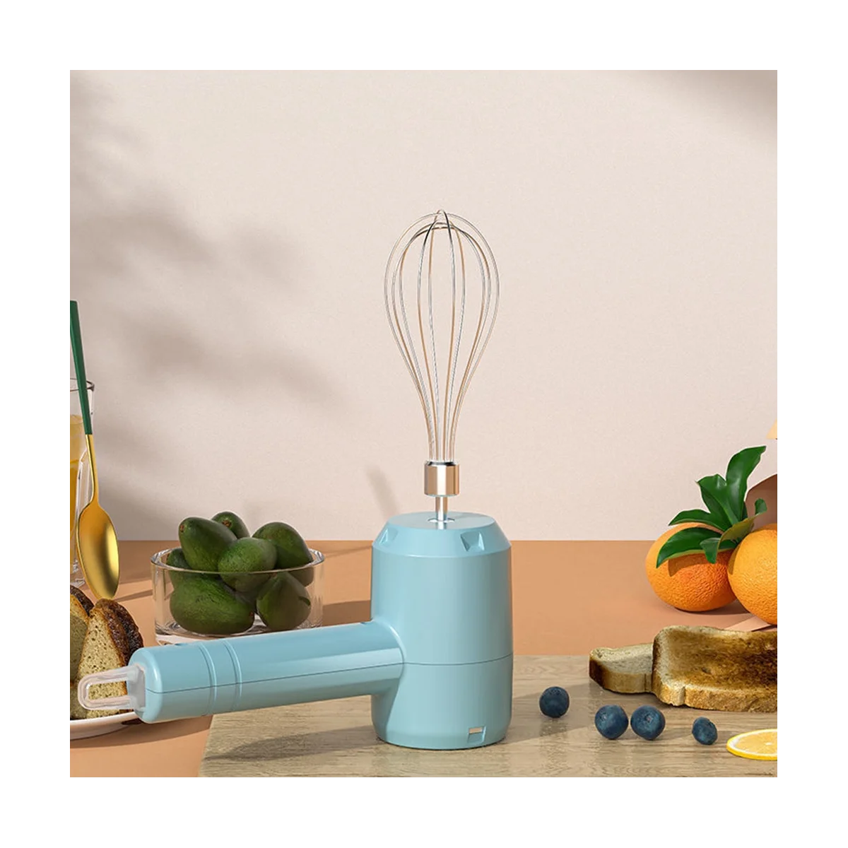 Mini Household Electric Egg Whisk Handheld Baking Tool Egg White Cream Wireless Whisk and Mixer