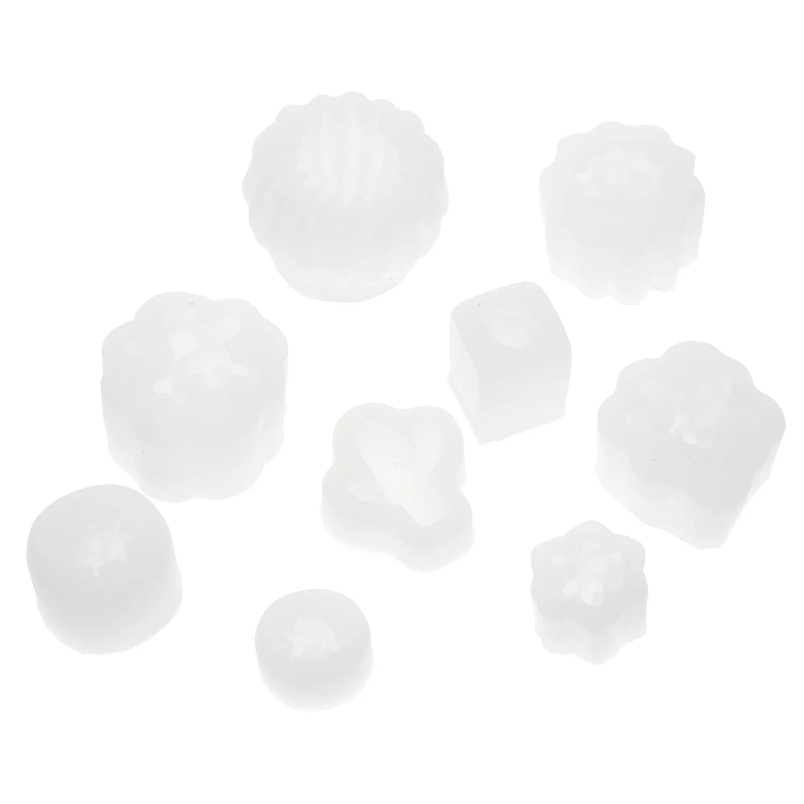 

9Pcs Succulent Silicone Molds Cactus 3D Craft DIY Epoxy Resin Mold Handmade Scented Mold Gift Making Tools