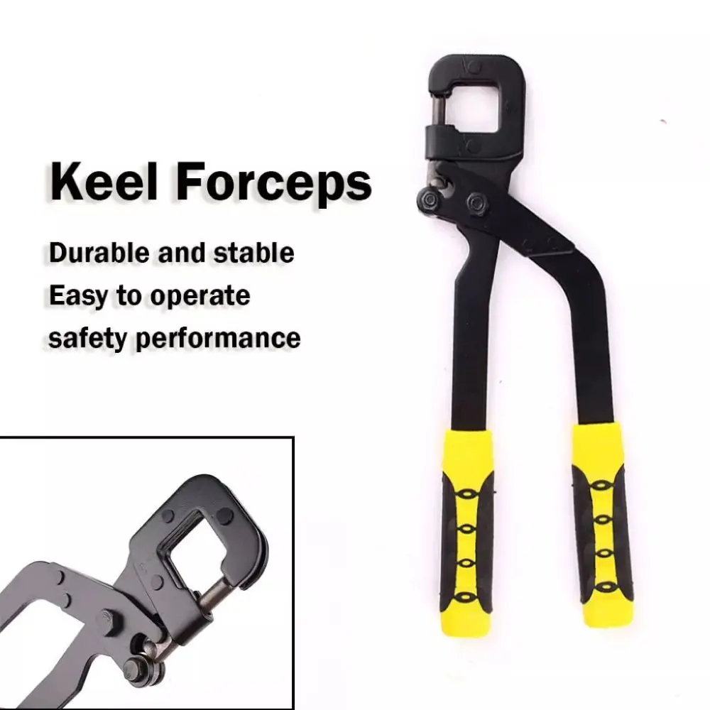 

Alloy Steel Keel Pliers Professional Single-handed Rivet-free Pliers Labor-saving Keel Clamp Punching Pliers Ceiling