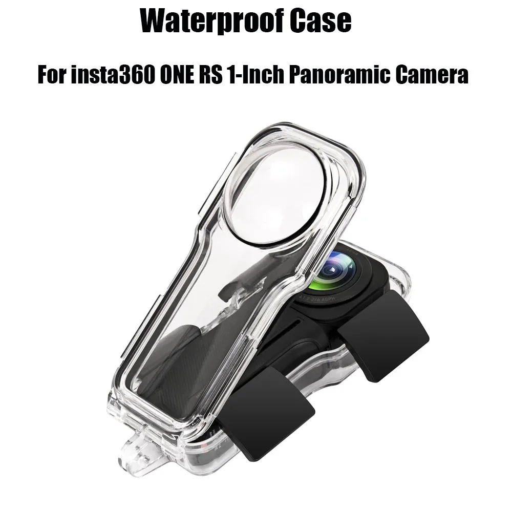 

TTL-F52 Waterproof Case for Insta360 ONE RS 1-Inch Panoramic Camera Underwater Protective Housing Case 1-Inch Edition Part