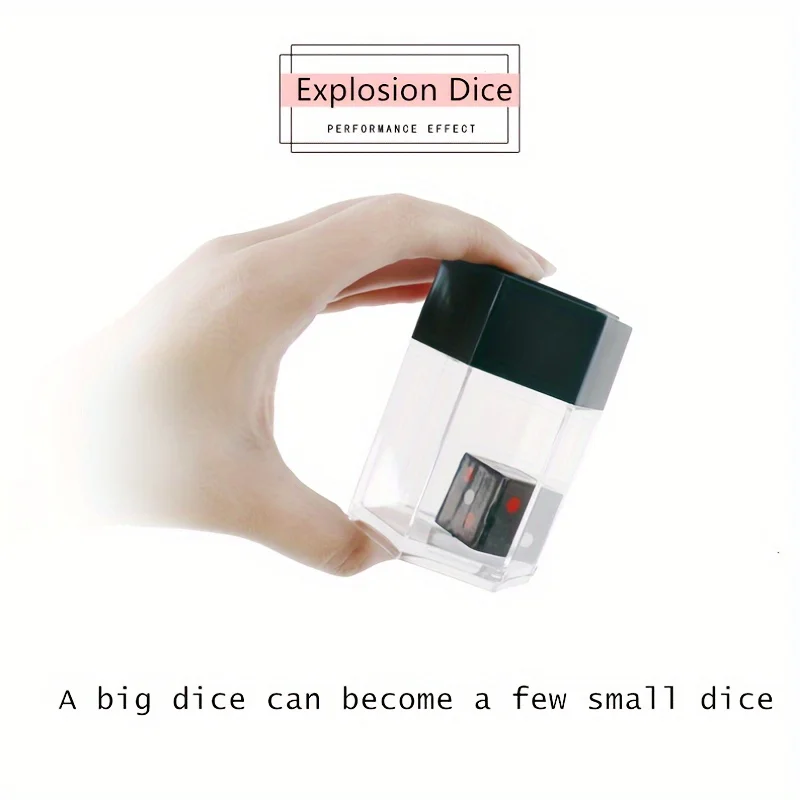 Explode Explosion Dice Easy Magic Tricks For Kids Magic Prop Novelty Funny Toy Close-up Performance Joke Prank Toy 3+