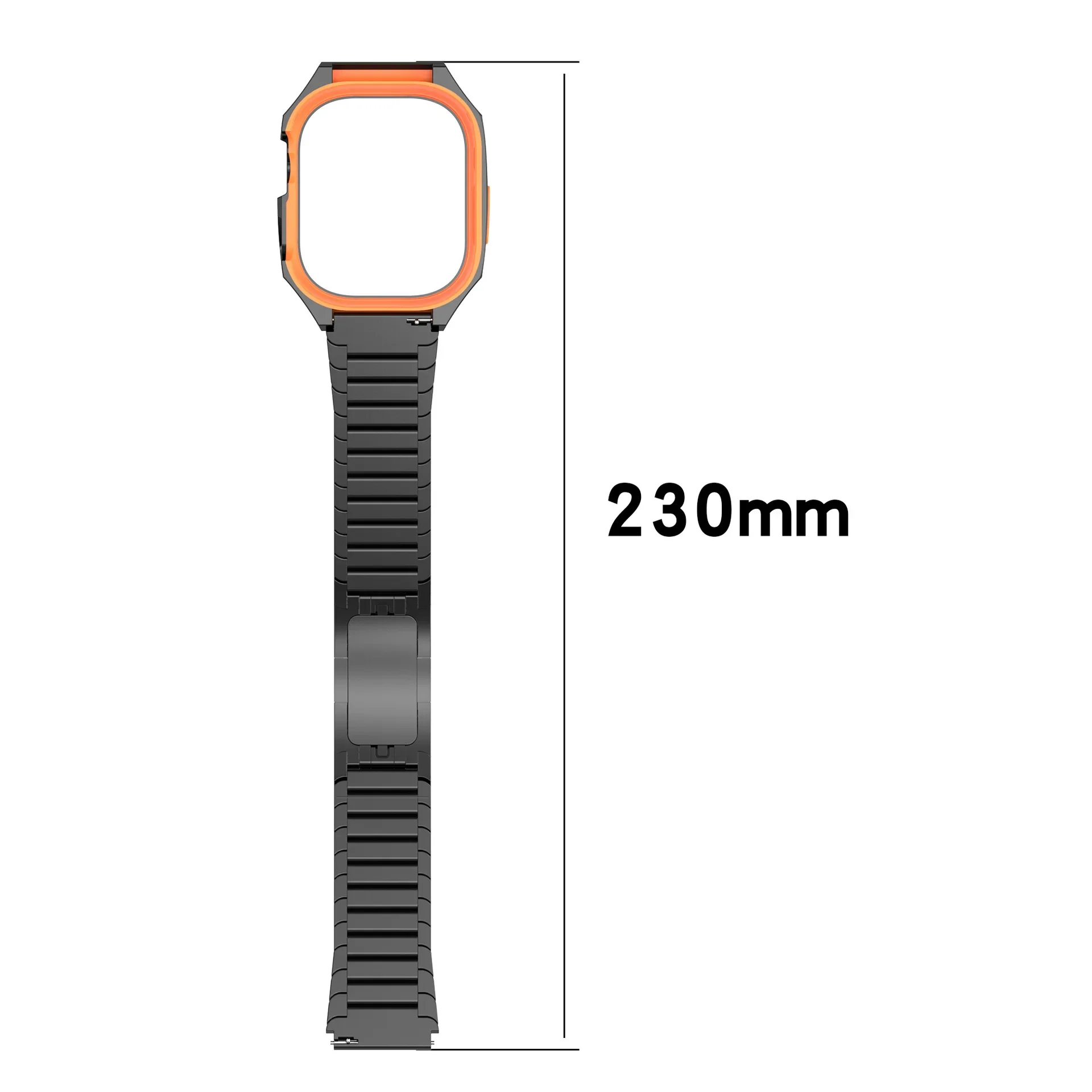 New Luxury Stainless Steel Case Mod Kit for Apple Watch Ultra 49MM Metal Strap for IWatch Series 49Mm 45mm 44mm Accessories