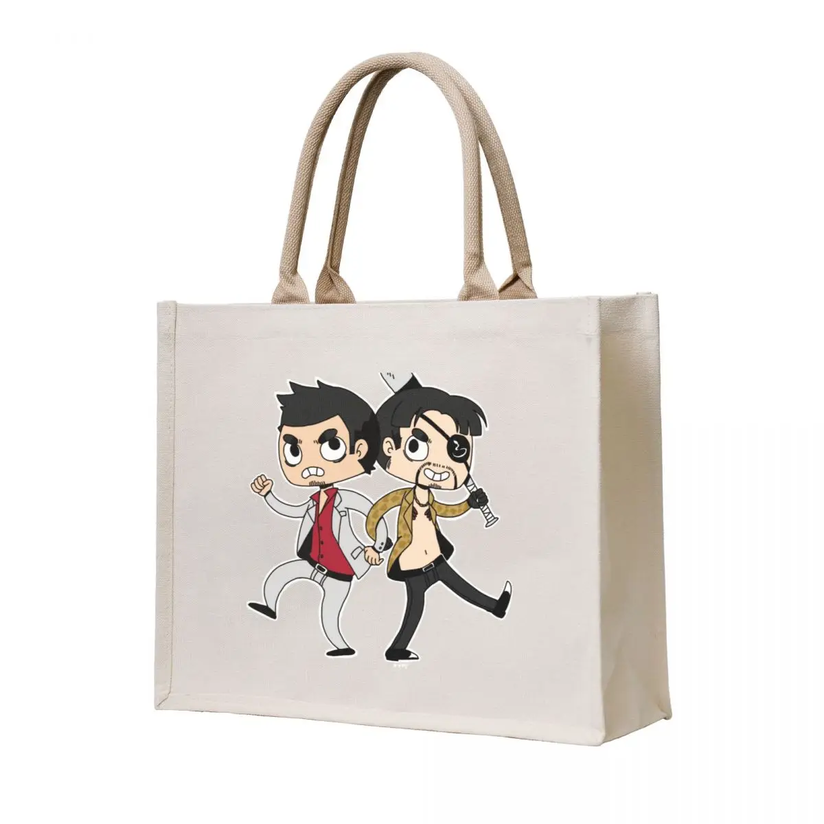 

Kiryu and Majima Tote Bag ecological bags Canvas stote bag reusable shopping bags supermarket folding bag